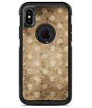 Mottled Brown and White Polkadots -7 - iPhone X OtterBox Case & Skin Kits