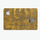 Mottled Golden Fibers - Premium Protective Decal Skin-Kit for the Apple Credit Card