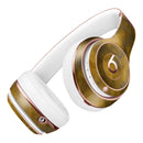 Mottled Golden Fibers Full-Body Skin Kit for the Beats by Dre Solo 3 Wireless Headphones