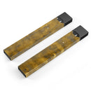 Mottled Golden Fibers - Premium Decal Protective Skin-Wrap Sticker compatible with the Juul Labs vaping device