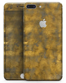 Mottled Golden Fibers - Skin-kit for the iPhone 8 or 8 Plus
