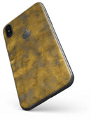 Mottled Golden Fibers - iPhone X Skin-Kit