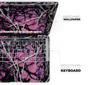 Muddy Girl Camo Pink // Skin Decal Wrap Kit Compatible with the Apple MacBook Pro, Pro with Touch Bar or Air (11, 12, 13, 15 & 16" - All Versions Available)