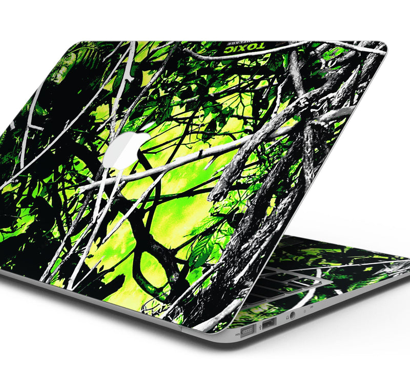 Muddy Girl Camo Toxic // Skin Decal Wrap Kit Compatible with the Apple MacBook Pro, Pro with Touch Bar or Air (11, 12, 13, 15 & 16" - All Versions Available)