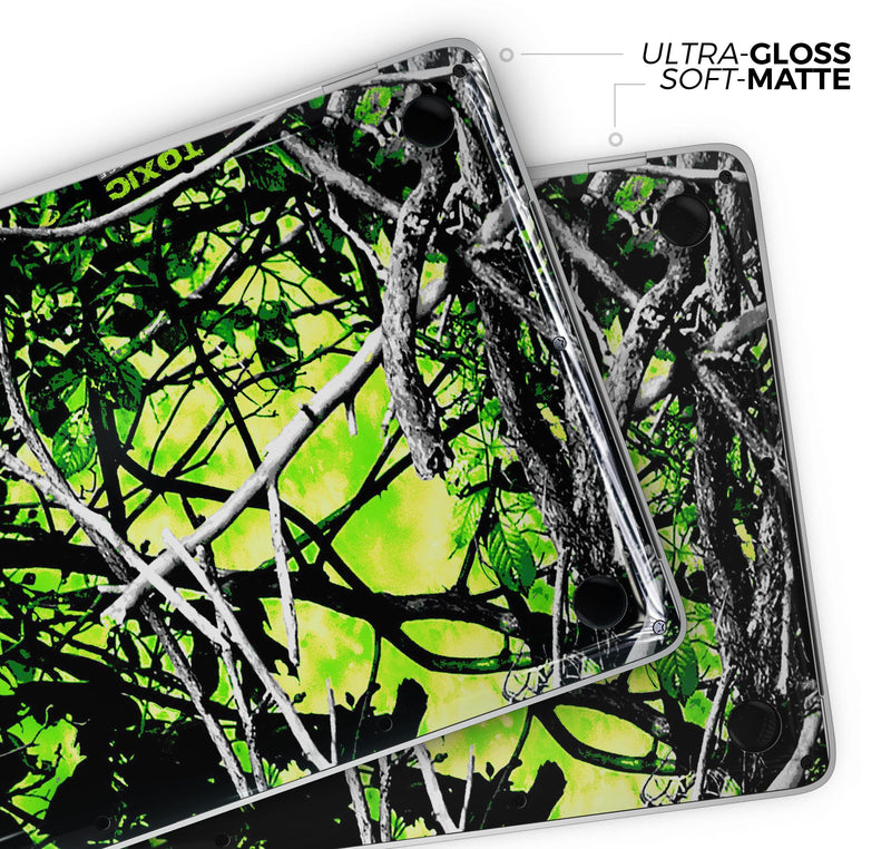 Muddy Girl Camo Toxic // Skin Decal Wrap Kit Compatible with the Apple MacBook Pro, Pro with Touch Bar or Air (11, 12, 13, 15 & 16" - All Versions Available)