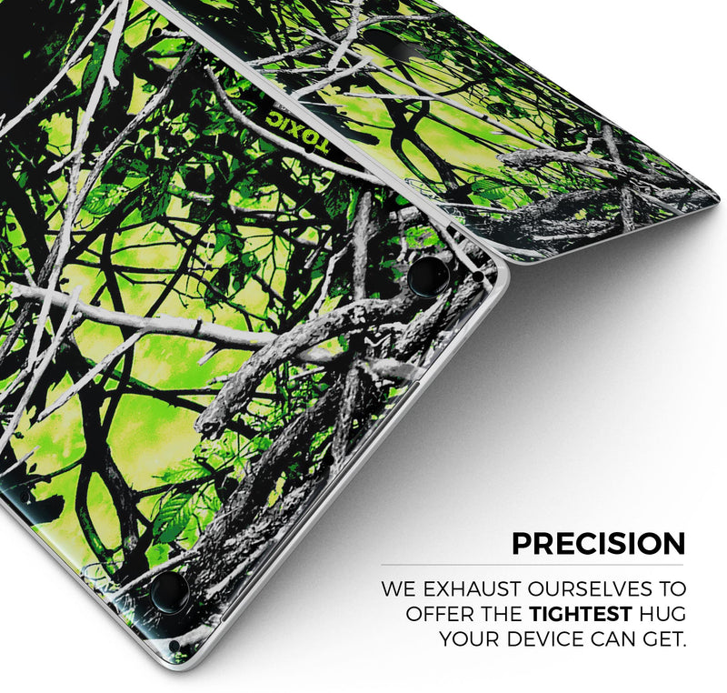 Muddy Girl Camo Toxic // Skin Decal Wrap Kit Compatible with the Apple MacBook Pro, Pro with Touch Bar or Air (11, 12, 13, 15 & 16" - All Versions Available)