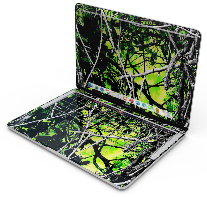 Muddy Girl Camo Toxic // Skin Decal Wrap Kit Compatible with the Apple MacBook Pro, Pro with Touch Bar or Air (11, 12, 13, 15 & 16" - All Versions Available)