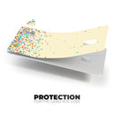 Mulitcolor Falling Confetti Over Off White  - Premium Protective Decal Skin-Kit for the Apple Credit Card