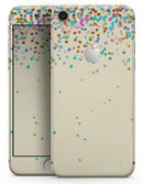 Mulitcolor Falling Confetti Over Off White  - Skin-kit for the iPhone 8 or 8 Plus
