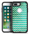 Multi-shades of Green Chevron Pattern - iPhone 7 Plus/8 Plus OtterBox Case & Skin Kits