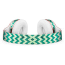 Multi-shades of Green Chevron Pattern Full-Body Skin Kit for the Beats by Dre Solo 3 Wireless Headphones