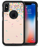 Multicolor Birth Sprinkles Over Tan - iPhone X OtterBox Case & Skin Kits