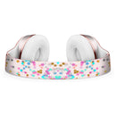 Multicolor Birthday Dots Over Pink Full-Body Skin Kit for the Beats by Dre Solo 3 Wireless Headphones