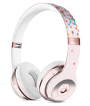 Multicolor Birthday Dots Over Pink Full-Body Skin Kit for the Beats by Dre Solo 3 Wireless Headphones