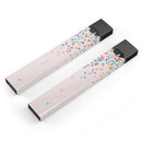 Multicolor Birthday Dots Over Pink - Premium Decal Protective Skin-Wrap Sticker compatible with the Juul Labs vaping device
