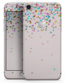 Multicolor Birthday Dots Over Pink - Skin-kit for the iPhone 8 or 8 Plus