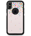 Multicolor Birthday Dots Over Pink - iPhone X OtterBox Case & Skin Kits