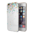Multicolor Birthday Dots Over White iPhone 6/6s or 6/6s Plus 2-Piece Hybrid INK-Fuzed Case