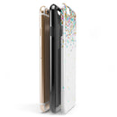 Multicolor Birthday Dots Over White iPhone 6/6s or 6/6s Plus 2-Piece Hybrid INK-Fuzed Case