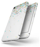 Multicolor Birthday Dots Over White - Skin-kit for the iPhone 8 or 8 Plus