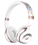 Multicolor Birthday Sprinkles Over White Full-Body Skin Kit for the Beats by Dre Solo 3 Wireless Headphones