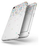 Multicolor Birthday Stars Over White  - Skin-kit for the iPhone 8 or 8 Plus
