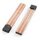 Multicolor Coral Vertical Stripes - Premium Decal Protective Skin-Wrap Sticker compatible with the Juul Labs vaping device