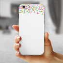 Multicolor Dots Have Risen iPhone 6/6s or 6/6s Plus 2-Piece Hybrid INK-Fuzed Case