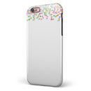 Multicolor Dots Have Risen iPhone 6/6s or 6/6s Plus 2-Piece Hybrid INK-Fuzed Case