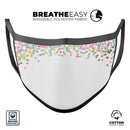 Multicolor Dots Have Risen - Made in USA Mouth Cover Unisex Anti-Dust Cotton Blend Reusable & Washable Face Mask with Adjustable Sizing for Adult or Child