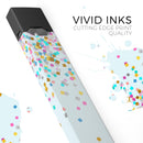 Multicolor Falling Blocks Over Blue - Premium Decal Protective Skin-Wrap Sticker compatible with the Juul Labs vaping device