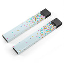 Multicolor Falling Blocks Over Blue - Premium Decal Protective Skin-Wrap Sticker compatible with the Juul Labs vaping device