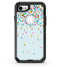 Multicolor Falling Blocks Over Blue - iPhone 7 or 8 OtterBox Case & Skin Kits
