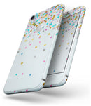 Multicolor Falling Blocks Over Blue - Skin-kit for the iPhone 8 or 8 Plus