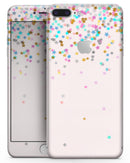 Multicolor Falling Stars Over Pink - Skin-kit for the iPhone 8 or 8 Plus