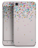 Multicolor Falling Stars Over Pink - Skin-kit for the iPhone 8 or 8 Plus