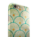 Multicolor Grunge Circles of Light  iPhone 6/6s or 6/6s Plus 2-Piece Hybrid INK-Fuzed Case