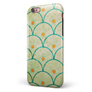 Multicolor Grunge Circles of Light  iPhone 6/6s or 6/6s Plus 2-Piece Hybrid INK-Fuzed Case