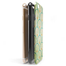 Multicolor Grunge Circles of Light  iPhone 6/6s or 6/6s Plus 2-Piece Hybrid INK-Fuzed Case