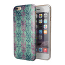 Multicolor Grunge Tribal Pattern iPhone 6/6s or 6/6s Plus 2-Piece Hybrid INK-Fuzed Case