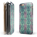 Multicolor Grunge Tribal Pattern iPhone 6/6s or 6/6s Plus 2-Piece Hybrid INK-Fuzed Case
