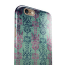 Multicolor Grunge Tribal Pattern iPhone 6/6s or 6/6s Plus 2-Piece Hybrid INK-Fuzed Case