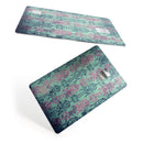 Multicolor Grunge Tribal Pattern - Premium Protective Decal Skin-Kit for the Apple Credit Card