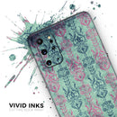 Multicolor Grunge Tribal Pattern - Premium Vinyl Skin Decal for Samsung Galaxy S25 Ultra, S24, S23, S22 & All Galaxy S Models