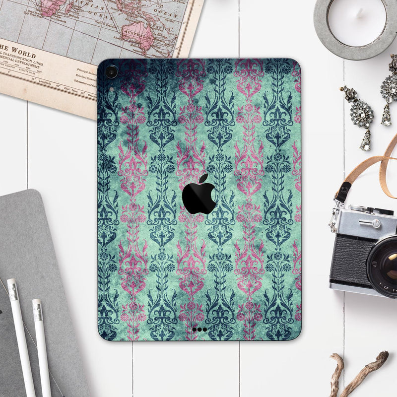 Multicolor Grunge Tribal Pattern - Full Body Skin Decal for the Apple iPad Pro 12.9", 11", 10.5", 9.7", Air or Mini (All Models Available)