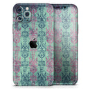 Multicolor Grunge Tribal Pattern - Vinyl Skin Wrap for iPhone 17 Pro Max, 17 Pro, 17 Air, 17, 16 & All Models — Soft Matte or Ultra Gloss