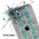 Multicolor Grunge Tribal Pattern - Vinyl Skin Wrap for iPhone 17 Pro Max, 17 Pro, 17 Air, 17, 16 & All Models — Soft Matte or Ultra Gloss