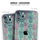 Multicolor Grunge Tribal Pattern - Vinyl Skin Wrap for iPhone 17 Pro Max, 17 Pro, 17 Air, 17, 16 & All Models — Soft Matte or Ultra Gloss