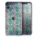 Multicolor Grunge Tribal Pattern - Vinyl Skin Wrap for iPhone 17 Pro Max, 17 Pro, 17 Air, 17, 16 & All Models — Soft Matte or Ultra Gloss