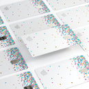 Multicolor Micro Dots on the Rise - Premium Protective Decal Skin-Kit for the Apple Credit Card